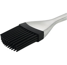 Pensulă de grătar din silicon cu mâner din oțel inoxidabil