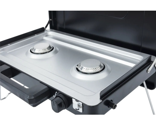 Aragaz portabil cu două arzătoare