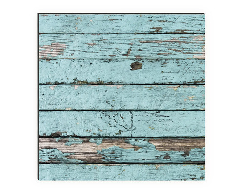 Placă decorativă cu structură de scânduri de lemn și vopsea exfoliată