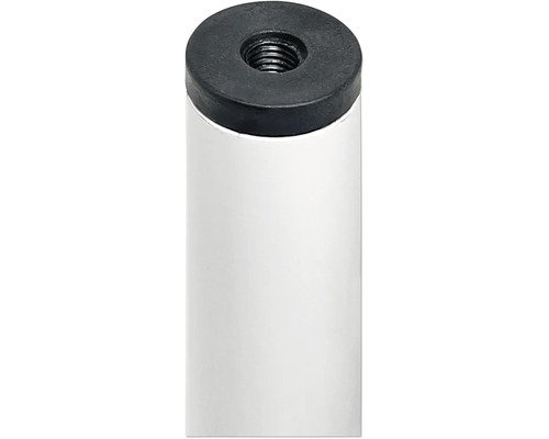 Vizualizare detaliată a unui picior de mobilă cu filet