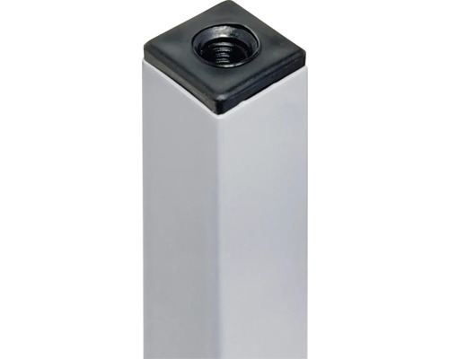 Detaliu picior de masă metalic cu inserție filetată