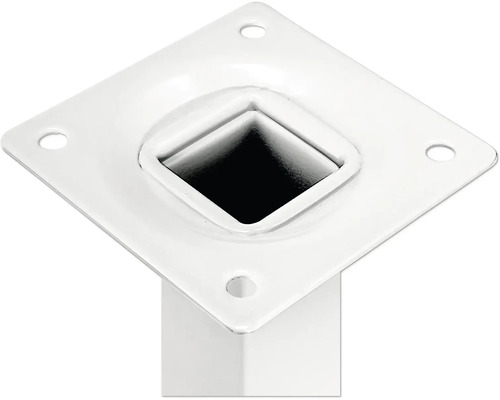 Placă de fixare a piciorului mesei din metal cu găuri pentru șuruburi