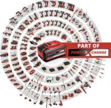 Prezentare a sistemului de acumulatori Power X-Change cu o varietate de scule electrice