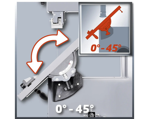 Fierăstrău cu bandă cu reglare unghiulară de la 0 grade la 45 grade