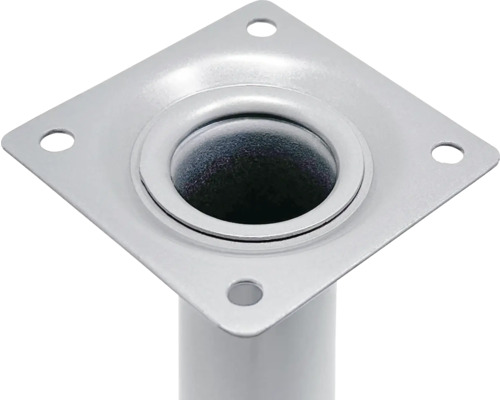 Fixare picior de masă din metal cu placă de montaj