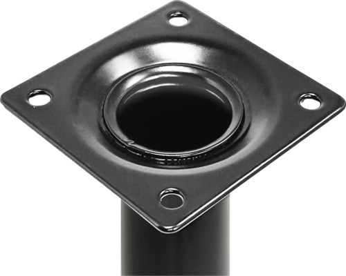 Placă metalică de fixare a piciorului de masă cu patru găuri