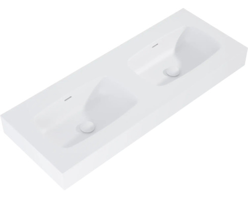 Chiuvetă dublă din ceramică sanitară