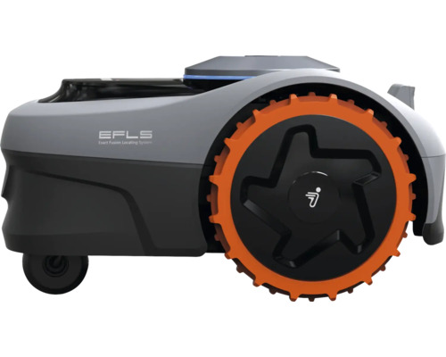 Vedere laterală a robotului de tuns iarba