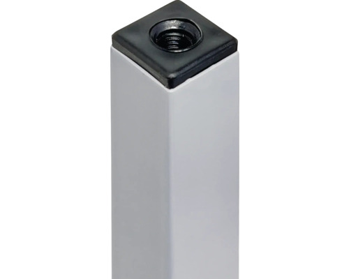 Vizualizare detaliată a unui picior de mobilă cu inserție filetată