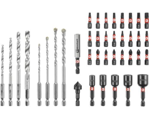 Set de burghie și biți Einhell pentru mașini de găurit și șurubelnițe