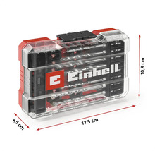 Set burghie și biți Einhell cu dimensiuni