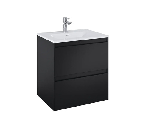 Dulap de bază pentru lavoar cu două sertare și un lavoar