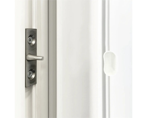 Ușă cu încuietoare metalică cu buton rotativ