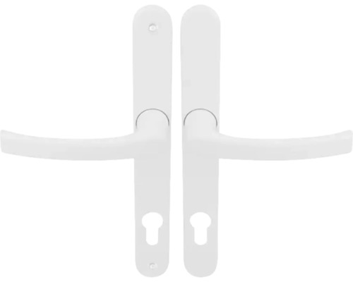 Două seturi de mânere de ușă albe