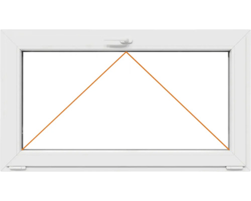 Fereastră din plastic alb