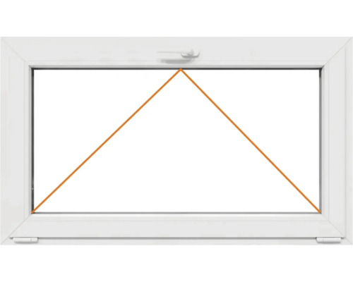 Fereastră albă cu luminator fix