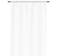 Perdea cu sistem de prindere cu bandă de încrețire pe o bară