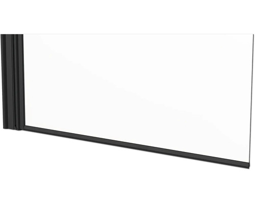 Paravan de duș cu ramă neagră