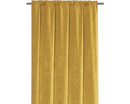 Cortină din material textil cu suspensie cu bandă de încrețire