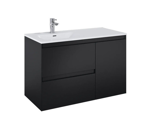 Dulap inferior pentru lavoar cu lavoar și baterie