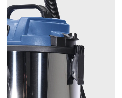 Detaliu aspirator umed uscat cu rezervor și închidere