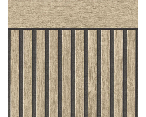 Tapet cu aspect de panouri din lemn