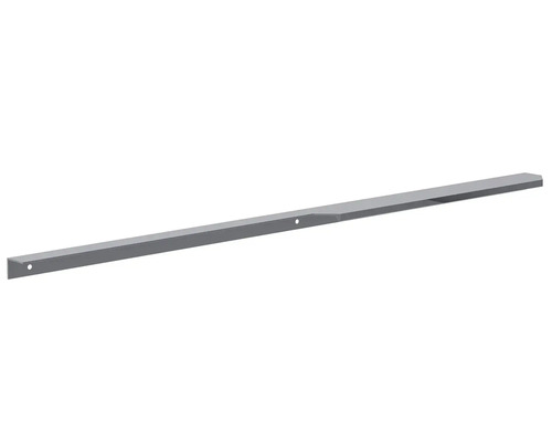 Șină lungă, gri, cu găuri de fixare pentru montare pe mobilier sau sertare