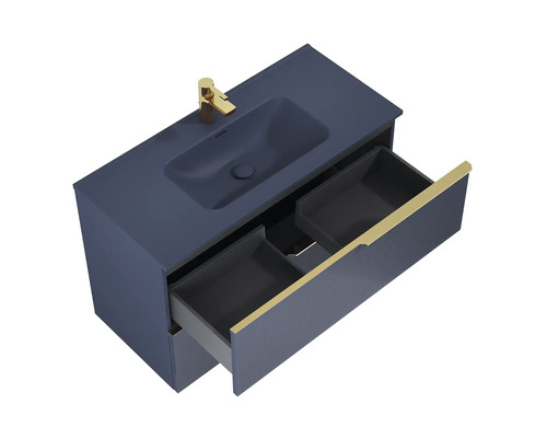 Dulap inferior de lavoar cu lavoar și sertare