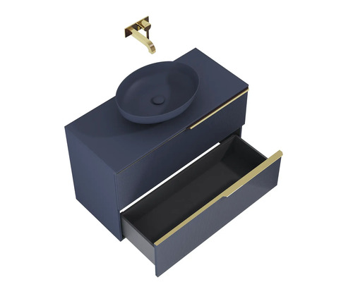 Set lavoar cu lavoar așezat, robinet și sertar