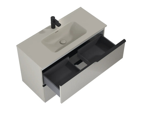 Mobilier de lavabo cu sertar și robinet