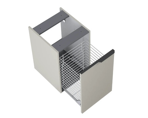 Dulap de bucătărie cu coș de sârmă