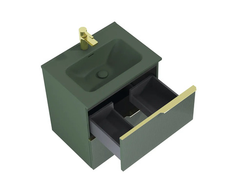 Dulap de bază pentru lavoar cu extrageri și baterie