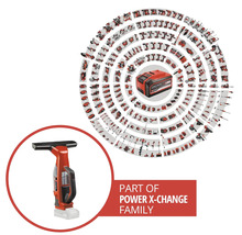 Gama Power X-Change: curățător de ferestre și gama de produse cu acumulatori asociată.