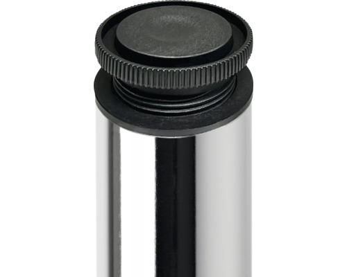 Picior de mobilă metalic cu șurub de reglare