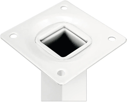 Picior de masă metalic cu placă de montare pătrată