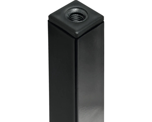 Picior metalic pentru mobilă cu filet