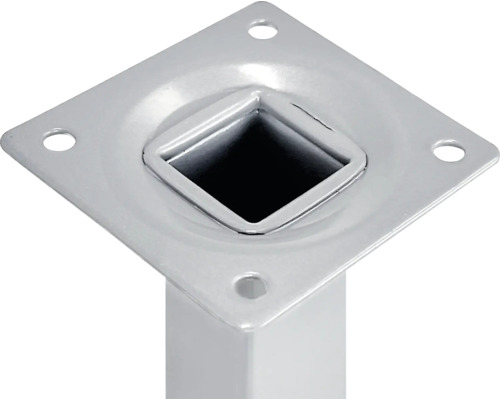 Placă metalică de fixare a piciorului mesei