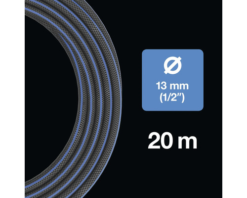 Furtun de grădină, diametru 13 mm, lungime 20 metri