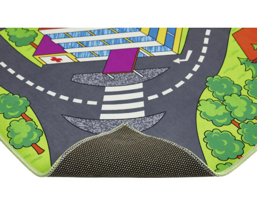 Covor de joacă cu model de străzi și clădiri