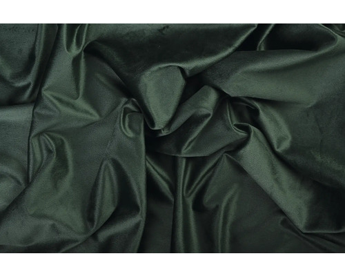 Prim-plan cu țesătură de catifea verde închis