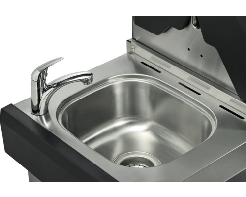 Chiuvetă din oțel inoxidabil cu robinet pentru exterior