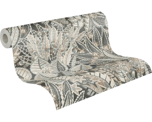 Rola de tapet cu model de frunze