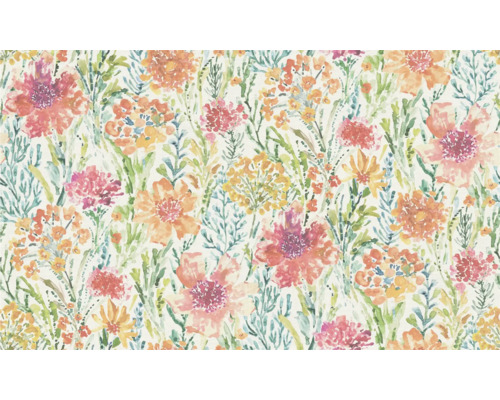 Tapet vlies model floral colorat 10,05x0,53 m Tapetă cu model floral