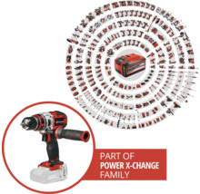 Mașină de găurit și înșurubat cu acumulator ca parte a familiei Power X-Change