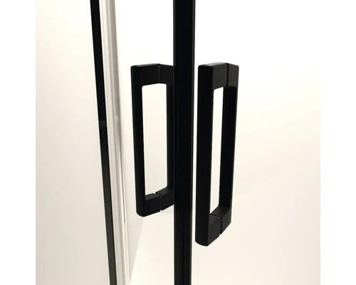 Butoane negre pentru ușa cabinei de duș