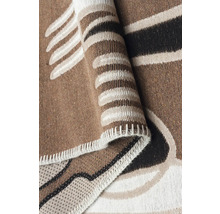 Covor decorativ cu model grafic, rulat