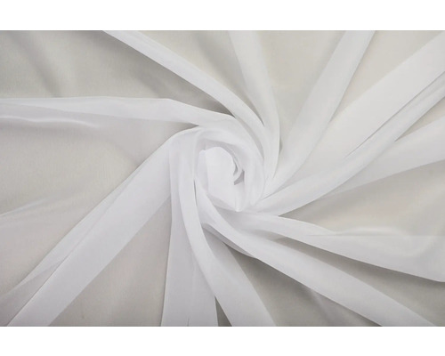 Țesătură decorativă albă, organza, la metru