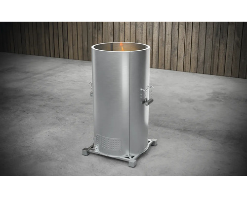 Aragaz exterior din oțel inoxidabil cu flacără