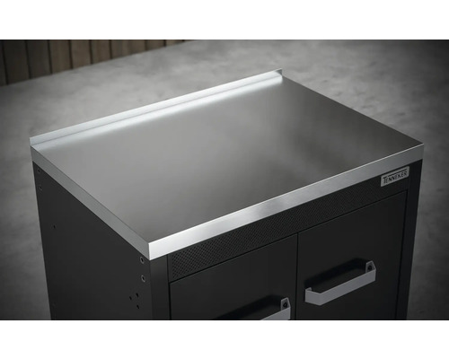 Dulap de atelier Tennneker cu blat din oțel inoxidabil