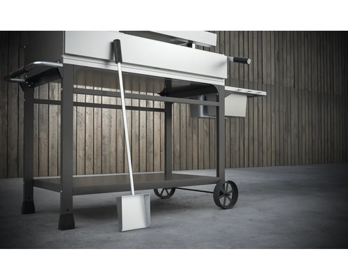 Cărucior grătar cu lopată